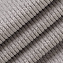Load image into Gallery viewer, Heavy Duty Fade Resistant Pewter Grey Corduroy Upholstery Fabric