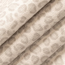 Load image into Gallery viewer, Heavy Duty Cream Grey Ocelot Cheetah Animal Pattern Upholstery Fabric