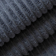 Load image into Gallery viewer, Heavy Duty Fade Resistan Navy Blue Corduroy Upholstery Fabric