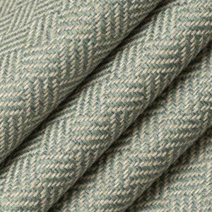 Stain Resistant Teal Seafoam Cream Beige Geometric Upholstery Drapery Fabric