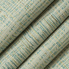 Load image into Gallery viewer, Stain Resistant Grey Cream Green Teal Abstract Upholstery Drapery Fabric