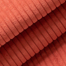 Load image into Gallery viewer, Heavy Duty Fade Resistan Orange Marmalade Corduroy Upholstery Fabric