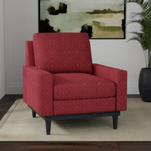 Load image into Gallery viewer, Heavy Duty Damask Medallion Garnet Burgundy Red Upholstery Drapery Fabric