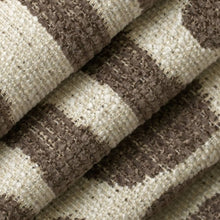 Load image into Gallery viewer, Heavy Duty Cream Mocha Brown Mudcloth Ethnic Geometric Upholstery Fabric