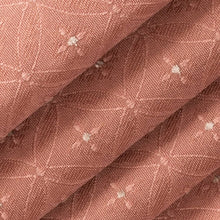 Load image into Gallery viewer, Heavy Duty Victorian Medallion Dusty Rose Upholstery Drapery Fabric