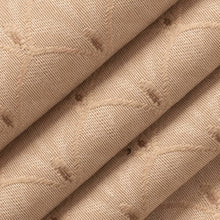 Load image into Gallery viewer, Heavy Duty Art Deco Fan Honey Beige Upholstery Drapery Fabric