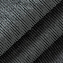 Load image into Gallery viewer, Heavy Duty Fade Resistan Ink Denim Blue Corduroy Upholstery Fabric