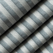 Load image into Gallery viewer, Heavy Duty Victorian Stripe Antique Teal Azure Upholstery Drapery Fabric