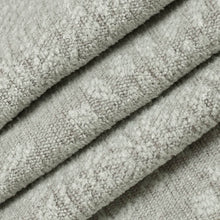 Load image into Gallery viewer, Stain Resistant Aqua Blue Grey Chenille Medallion Upholstery Drapery Fabric