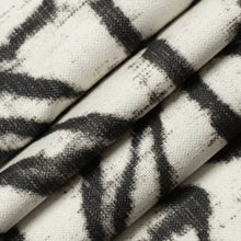 Load image into Gallery viewer, Beige Charcoal Black Abstract Upholstery Fabric