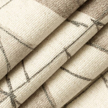 Load image into Gallery viewer, Heavy Duty Cream Taupe Grey Ethnic Geometric Upholstery Fabric