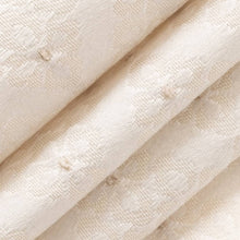Load image into Gallery viewer, Heavy Duty Damask Diamond Ivory Upholstery Drapery Fabric