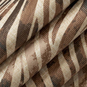 Heavy Duty Beige Brown Black Tiger Microfiber Animal Pattern Upholstery Fabric