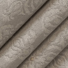 Load image into Gallery viewer, Heavy Duty Damask Medallion Sage Grey Upholstery Drapery Fabric