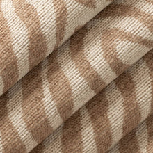 Load image into Gallery viewer, Heavy Duty Beige Brown Tiger Chenille Animal Pattern Upholstery Fabric