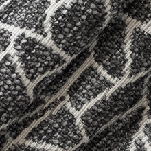 Load image into Gallery viewer, Heavy Duty Cream Charcoal Grey Abstract Animal Pattern Upholstery Fabric