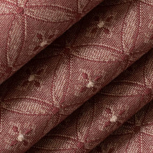 Load image into Gallery viewer, Heavy Duty Victorian Medallion Garnet Burgundy Red Upholstery Drapery Fabric