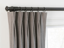 Load image into Gallery viewer, Set of Two Made to Order Thibaut Semi Sheer Enzo Side Drapery Panels