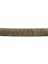 Load image into Gallery viewer, 2" Wide Beige Charcoal Grey Taupe Brush Upholstery Fringe Trim