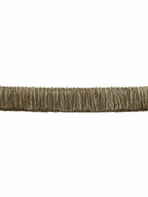 Load image into Gallery viewer, 2" Wide Beige Charcoal Grey Taupe Brush Upholstery Fringe Trim