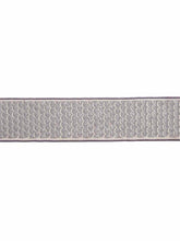 Load image into Gallery viewer, 3.12" Wide Lavender Purple Metallic Embroidered Geometric Drapery Tape Trim
