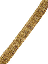 Load image into Gallery viewer, 2" Wide Mustard Gold Beige Brush Upholstery Fringe Trim