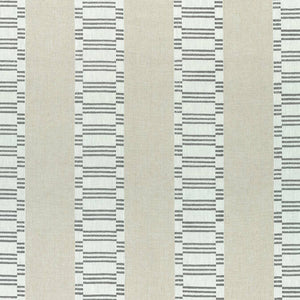 Set of Two Made to Order Thibaut Japonic Stripe Side Drapery Panels