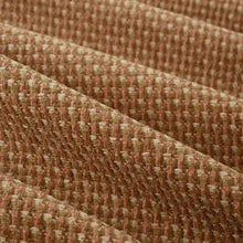 Load image into Gallery viewer, Coral Brown Cream Small Scale Geometric Chenille Upholstery Fabric