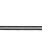 Load image into Gallery viewer, 1.4&quot; Wide Navy Blue Beige Stripe Drapery Gimp Tape Trim