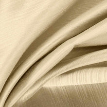 Load image into Gallery viewer, Cotton Blend Buttercream Beige Satin Slub Upholstery Drapery Fabric