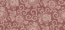 Load image into Gallery viewer, Stain Resistant Rose Cream Floral Cotton Upholstery Drapery Fabric
