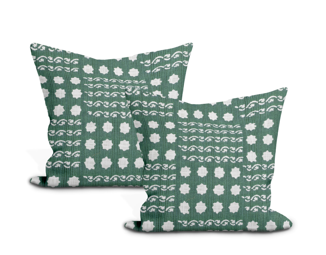 Sister Parish Campobello  Fabric Pillow Covers