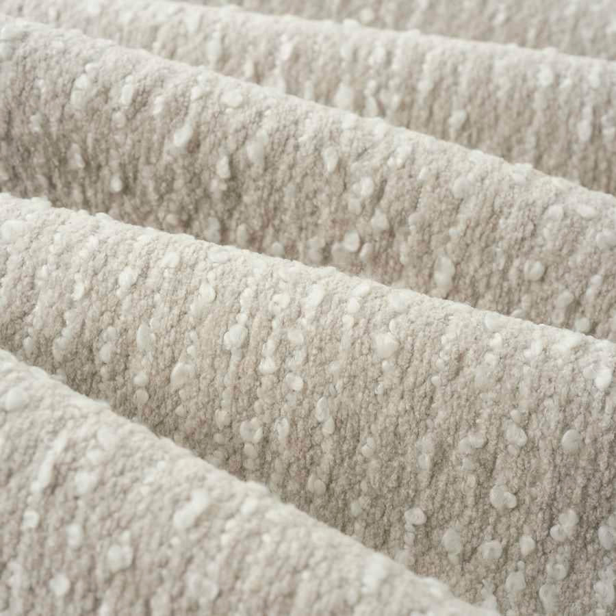 Beige Cream Boucle Chenille Upholstery Fabric