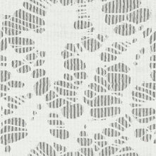 Load image into Gallery viewer, 118” Wide Semi Sheer Ivory Linen Blend Abstract Embroidered Drapery Fabric FB