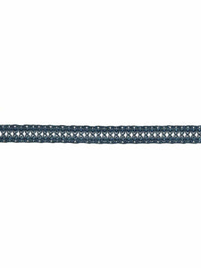 1.25" Wide Navy Blue Teal Braid Gimp Tape Trim