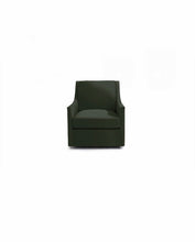 Load image into Gallery viewer, Wool Blend Forest Green Brown MCM Mid Century Tweed Modern Upholstery Drapery Fabric FB