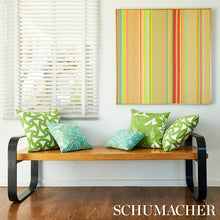 Load image into Gallery viewer, Pair of Custom Made Schumacher Santorini Indoor Outdoor Pillow Covers - Both Sides