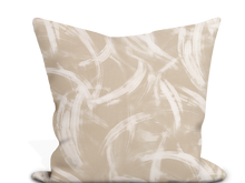 Load image into Gallery viewer, Custom Pillow Cover in Abstract Geometric Thibaut Magnus in Beige - One Side
