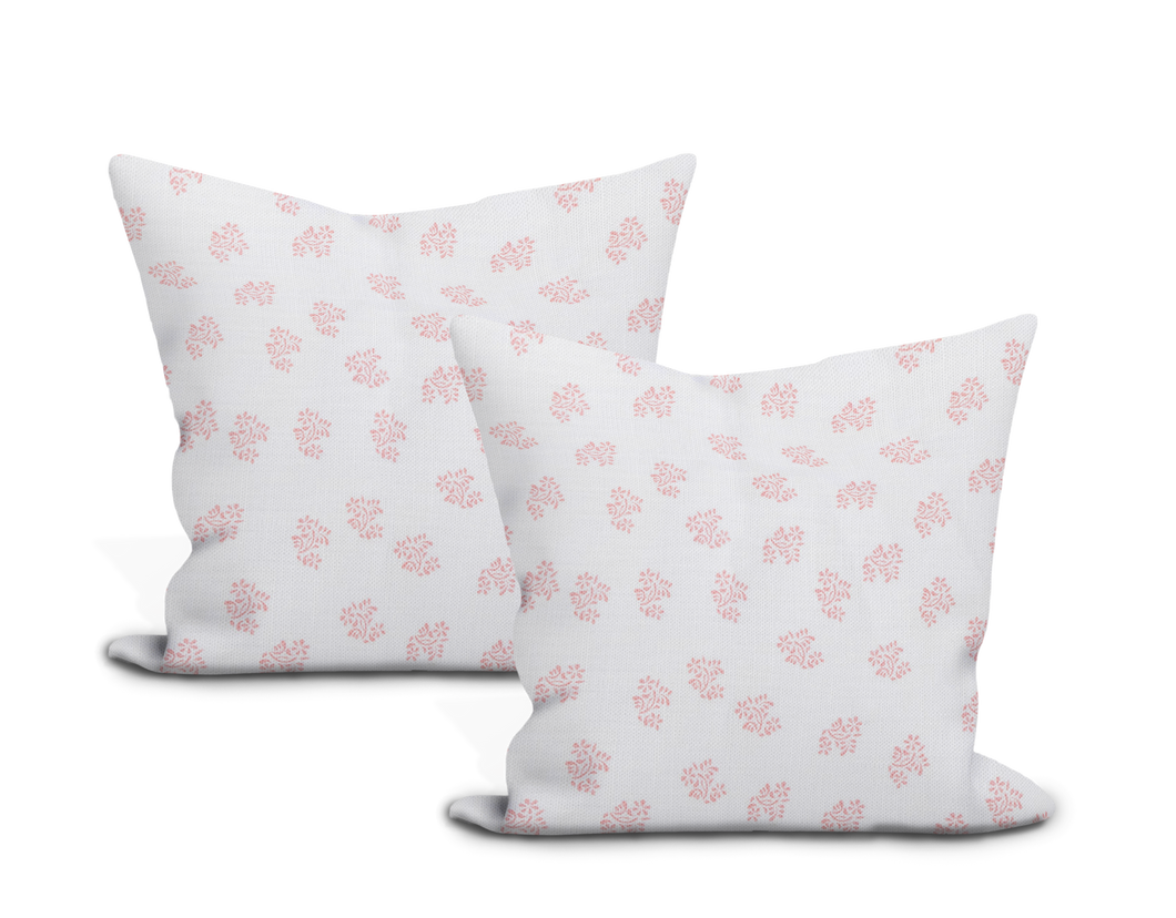 Sister Parish Dolly Flower Fabric Pillow Covers