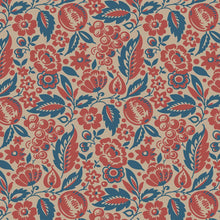 Load image into Gallery viewer, Schumacher Elise Wallpaper 4816 / Red And Blue