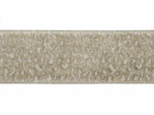 Load image into Gallery viewer, 4&quot; Wide Animal Pattern Beige Cream Velvet Drapery Tape Trim