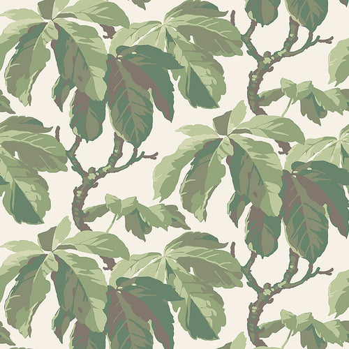 Schumacher Kastanj Wallpaper 4839 / Leaf