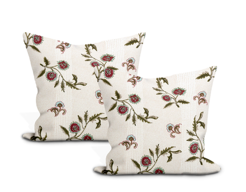 Sister Parish Eleanora Fabric Pillow Covers