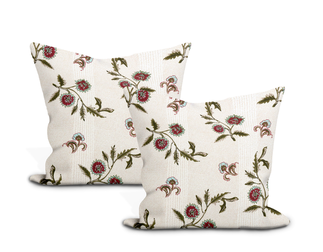 Sister Parish Eleanora Fabric Pillow Covers