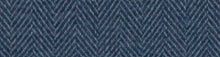 Load image into Gallery viewer, Faux Wool French Blue MCM Mid Century Modern Herringbone Upholstery Drapery Fabric FB