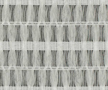 Load image into Gallery viewer, 124” Wide Semi Sheer Vaper Grey Geometric Drapery Fabric FB