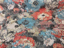 Load image into Gallery viewer, Southern Charm Multi Swavelle Mill Creek Coral Grey Teal Green Beige Upholstery Drapery Fabric