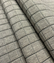Load image into Gallery viewer, Water Stain Resistant Grey Check Performance Upholstery Fabric STA 5139