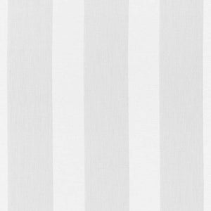 Set of Two Made to Order Thibaut MANCHESTER STRIPE in Snow Wide Sheer Side Drapery Panels