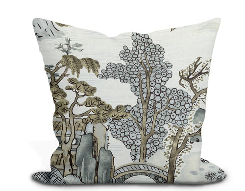 Thibaut Asian Scenic Pillow